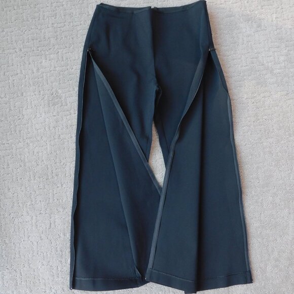 Dolce & Gabbana Black Straight Leg Pants with Thigh High Zippers | VGUC | 40/4 - Picture 1 of 11